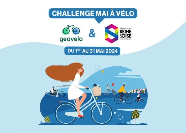 Lancement du challenge Mai à Vélo 2024 avec l'application Geovélo