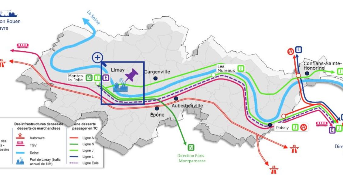 Carte PAE Limay Hauts-Reposoirs