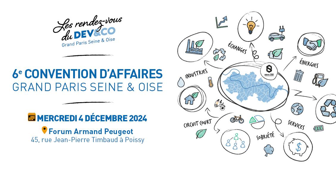 6e convention d'affaires GPS&O mercredi 4 décembre 2024 de 12h à 18h30