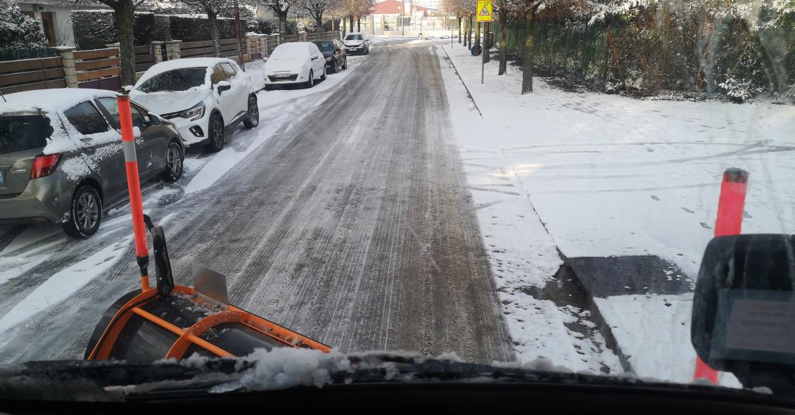 Opération de déneigement - Janvier 2024
