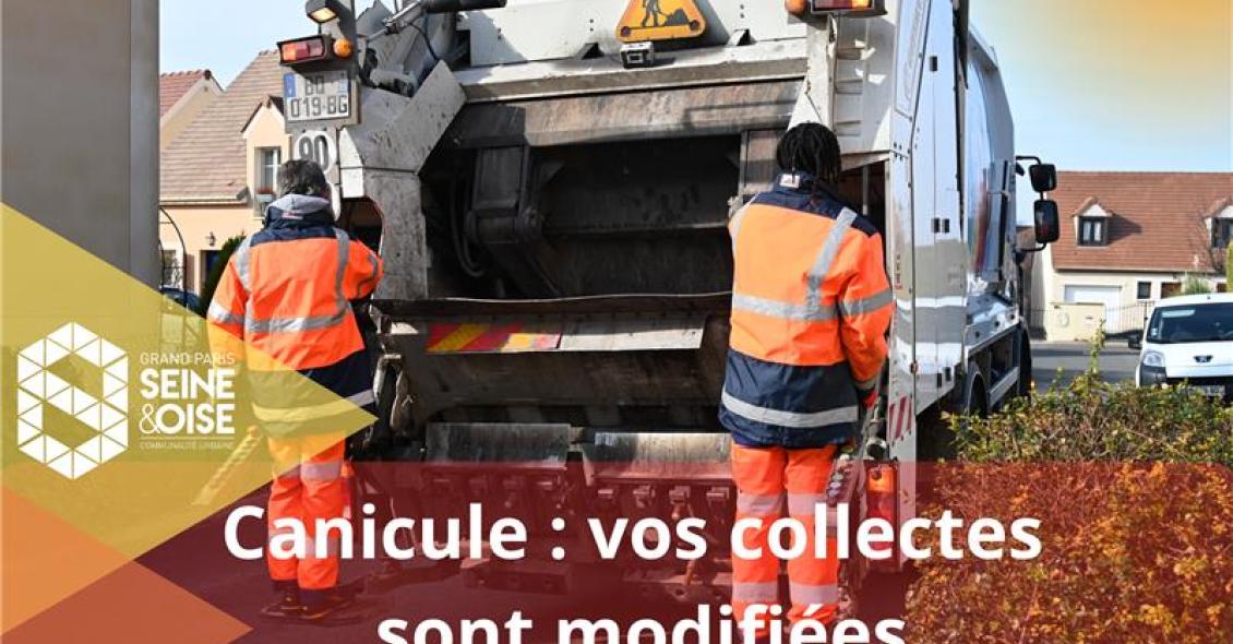 Canicule : adaptation de la collecte des déchets