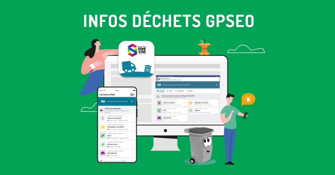 L'appli Infos déchets GPSEO fête son premier anniversaire