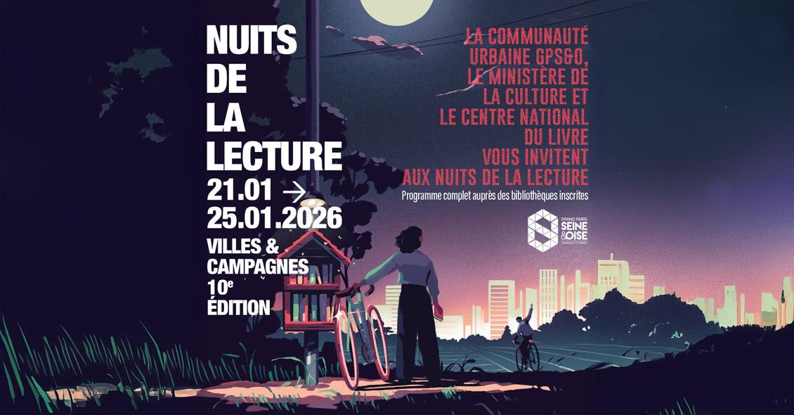 Visuel Nuits de la lecture 2026
