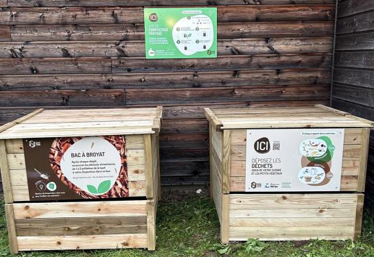 collecte des déchets alimentaires en point d'apport volontaire