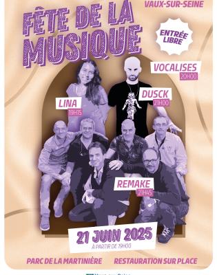 Affiche fête de la musique 2025