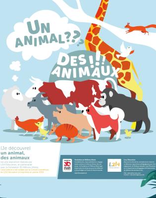Visuel de l'exposition Un animal, des animaux réalisée par L214 Education et la fondation 30 Millions d'amis
