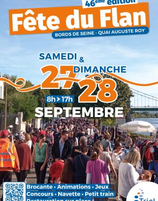 Affiche Fête du Flan 2025