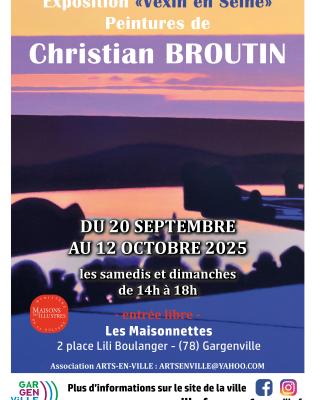Affiche Christian Broutin
