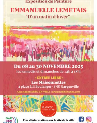 Affiche Emmanuelle Lemétais