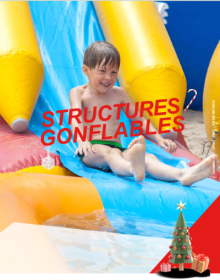 Structure gonflable Noël