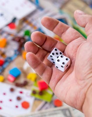 dés de jeux de société