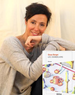 Photo de Sioux Berger avec son livre