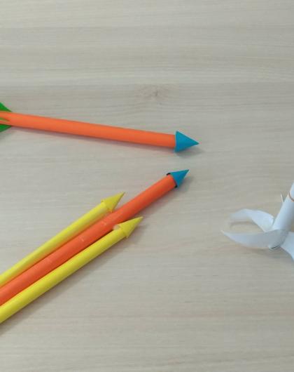 Fusée en papier - Atelier des vacances - de 8 à 14 ans