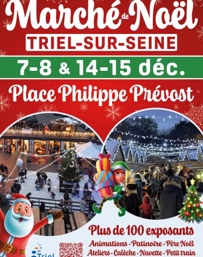 Affiche marché de Noël 2024