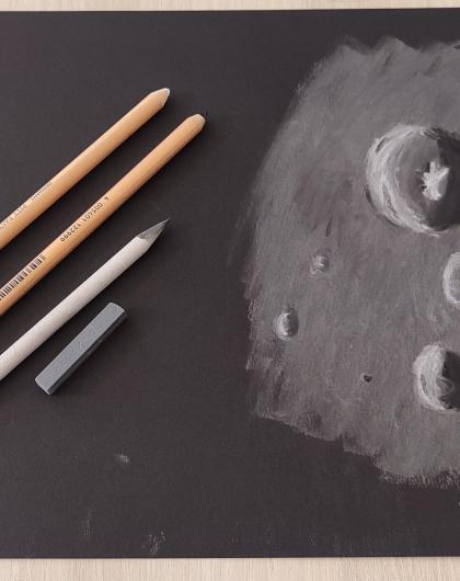 Dessine la Lune- Atelier des vacances - de 9 à 14 ans