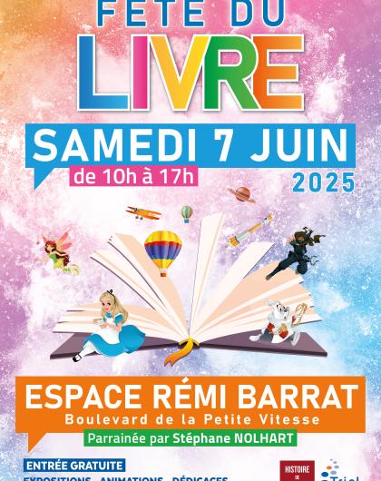 Affiche fête du livre 2025
