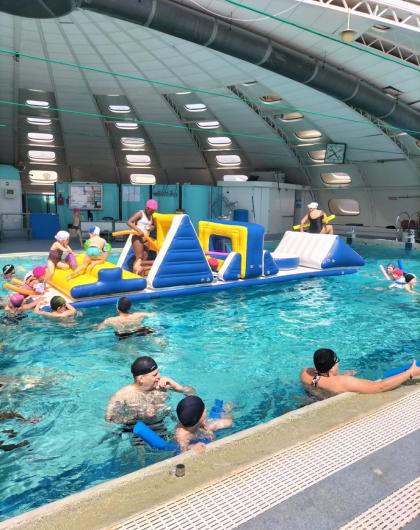 Fête des piscines : structures gonflables