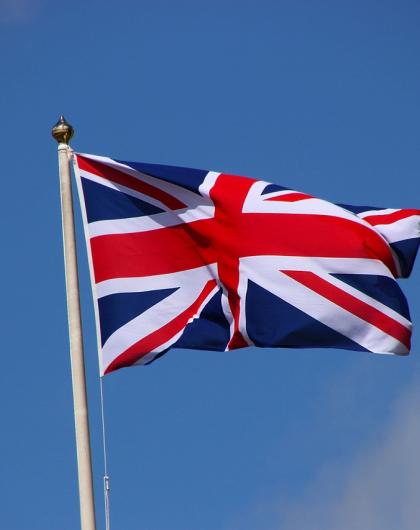 Photographie du drapeau anglais