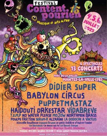 Affiche du festival Contentpourien