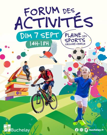 Affiche du forum des activités illustrative