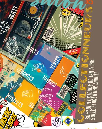 salon des collectionneurs - samedi 4 octobre de 10h à 18h salle florentine Enault