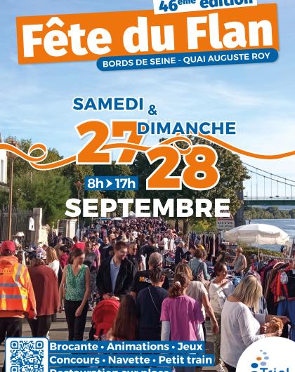 Affiche Fête du Flan 2025
