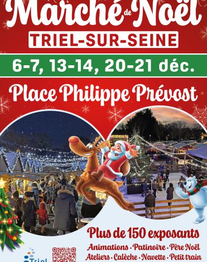Affiche marché de Noël Triel-sur-Seine
