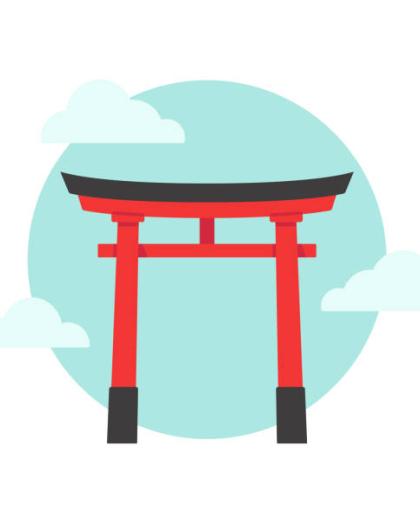 Elément architectural japonais