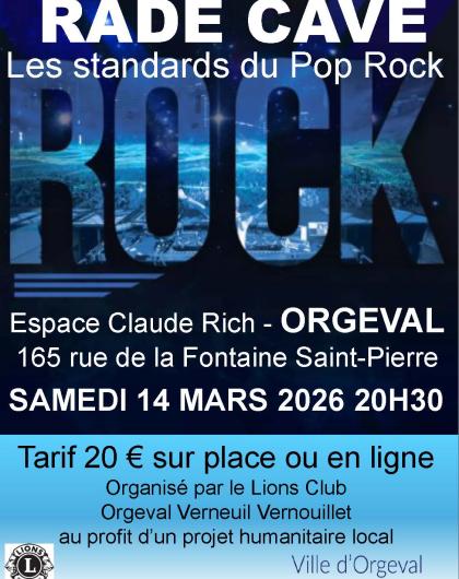 Affiche concert Rade Cave