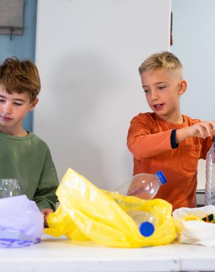 Atelier de tri des déchets pour les enfants