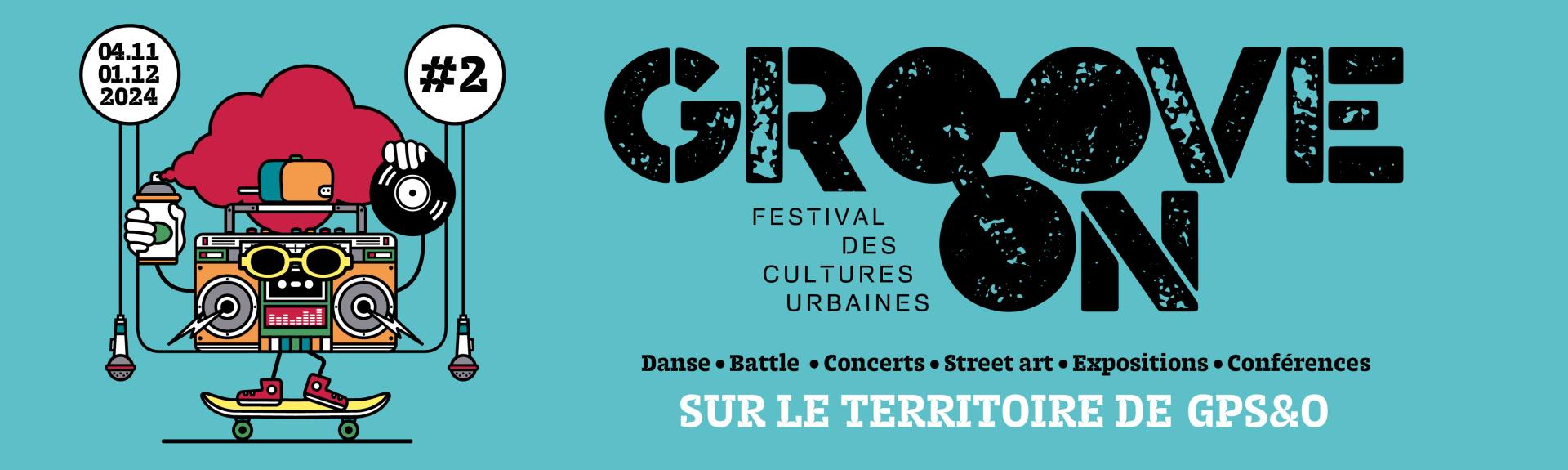 Visuel du festival Groove On #2 - édition 2024