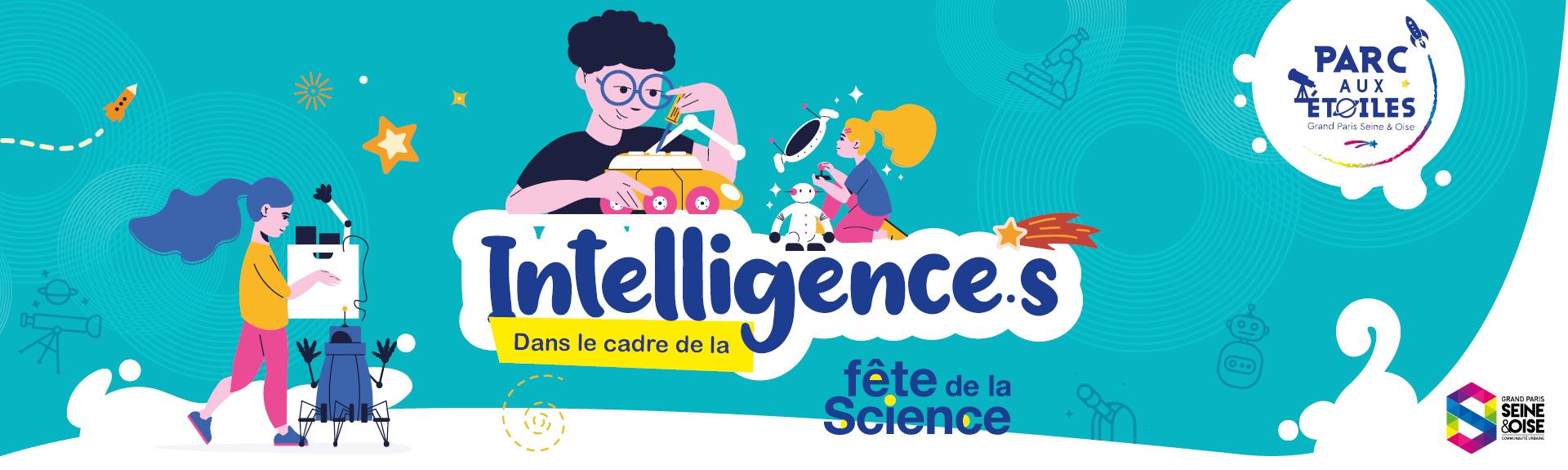 Bandeau festival Fête de la Science - Intelligences