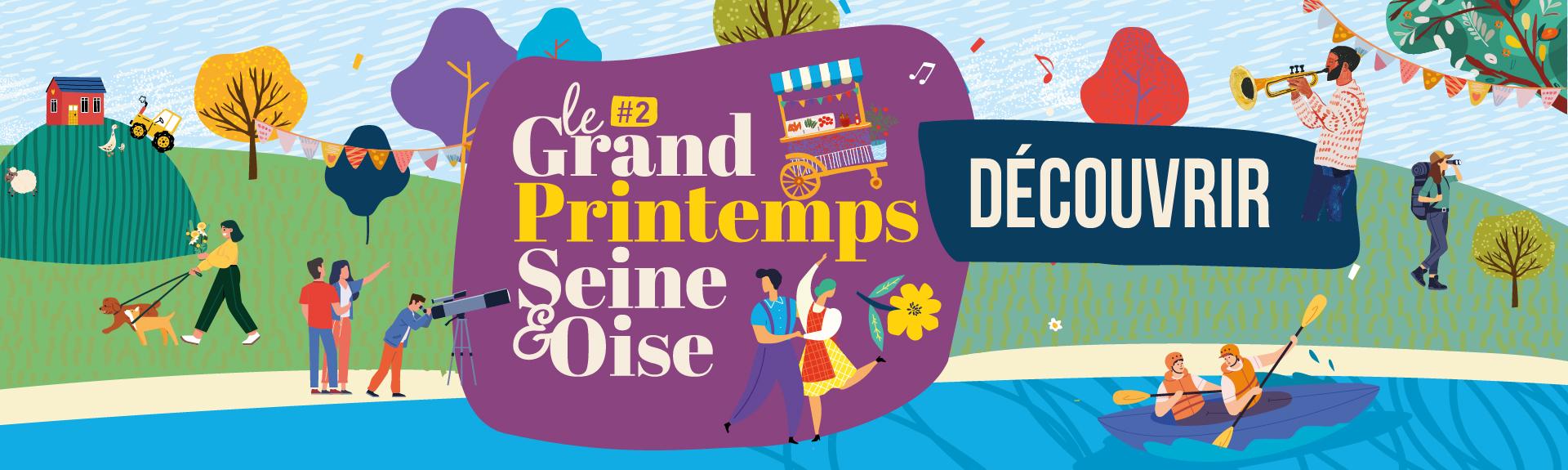 Visuel Grand Printemps Seine & Oise - Catégorie Découvrir