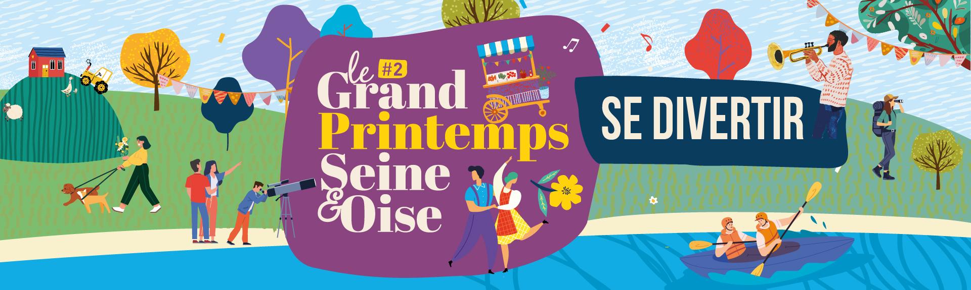 Visuel Grand Printemps Seine & Oise - Catégorie Se divertir