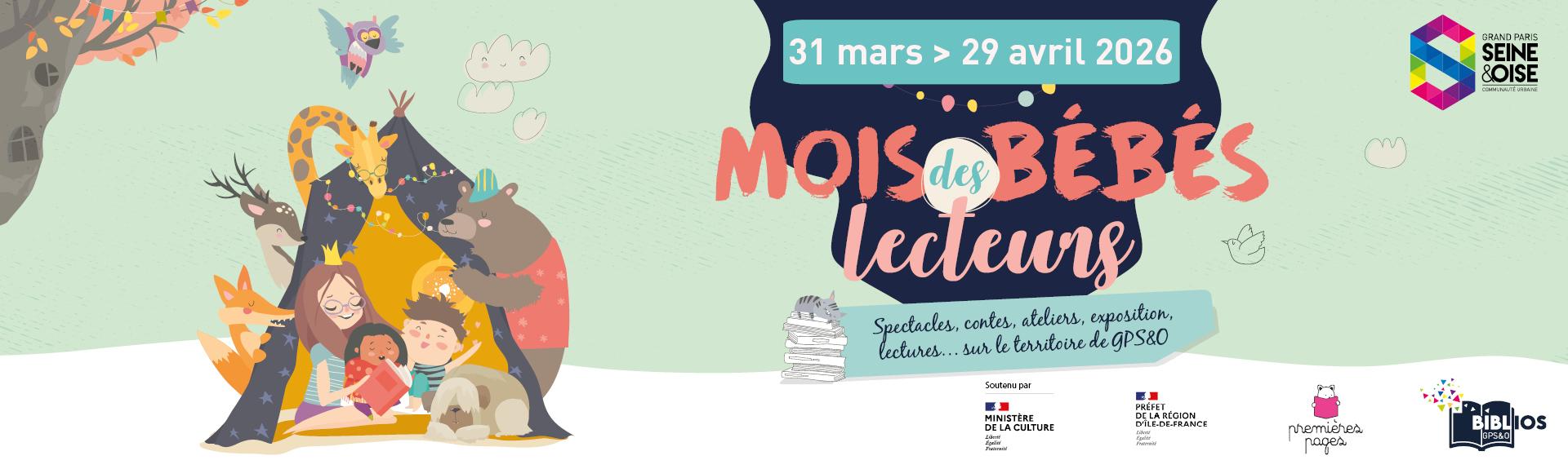Mois des bébés lecteurs : du 31 mars au 29 avril 2026