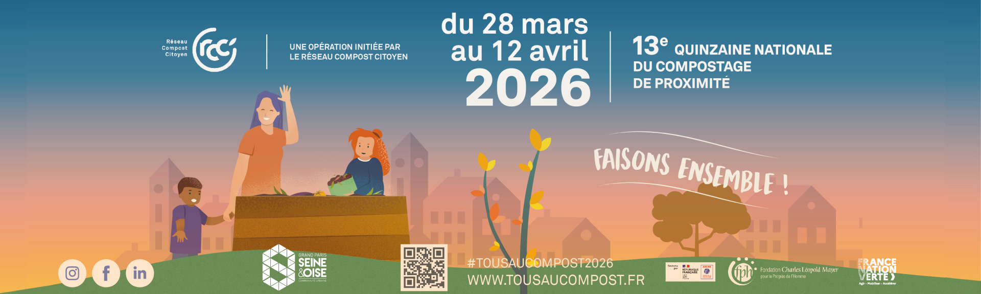 Tous au compost : du 28 mars au 12 avril 2026