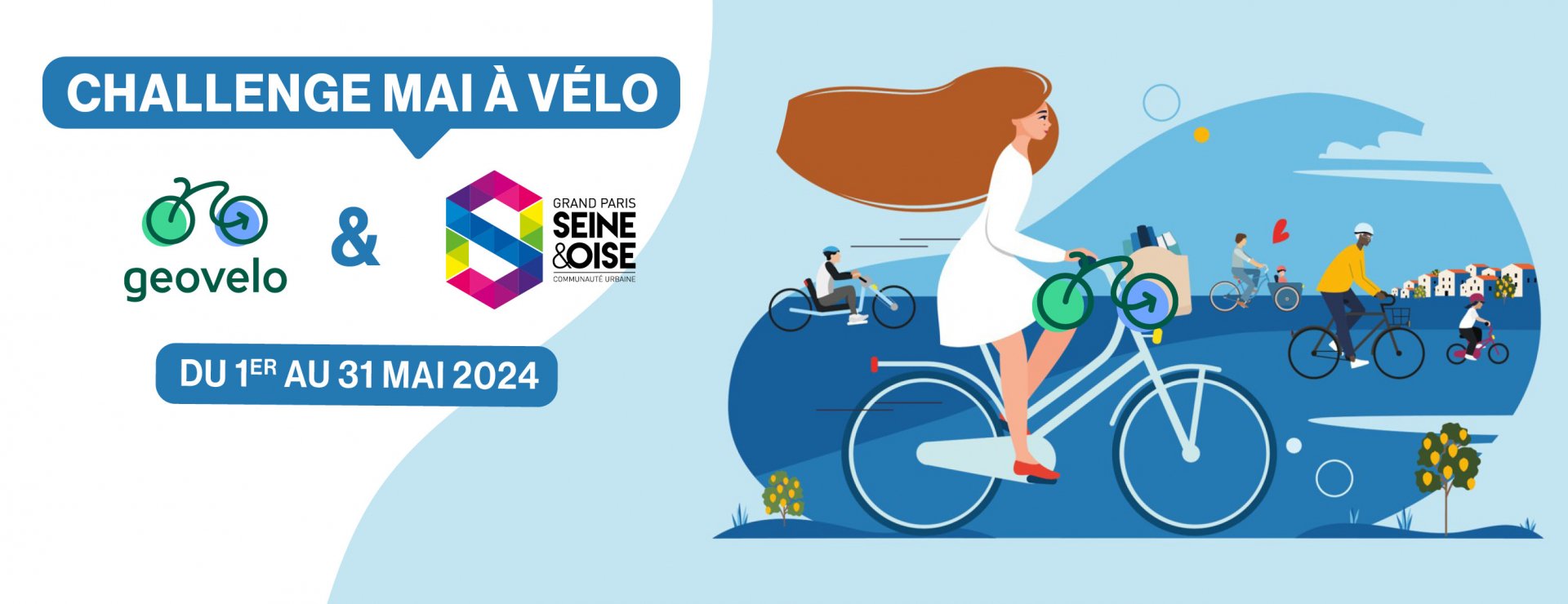 Lancement du challenge Mai à Vélo 2024 avec l'application Geovélo