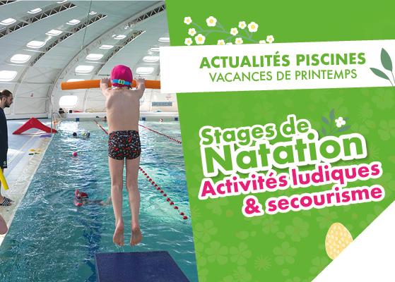 Activités piscines des vacances d'avril 2024