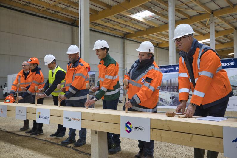 Implantation de France Boissons : première pierre à Buchelay