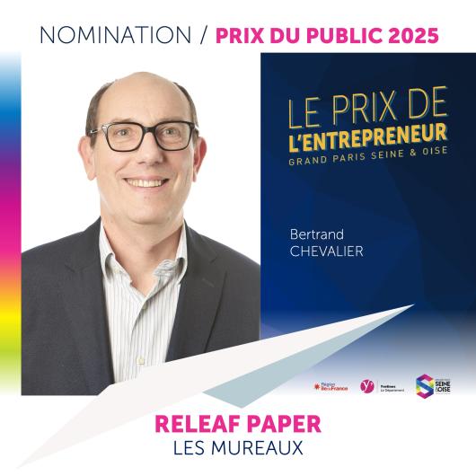 RELEAF PAPER - prix de l'entrepreneur  2025 - nomination vote du public