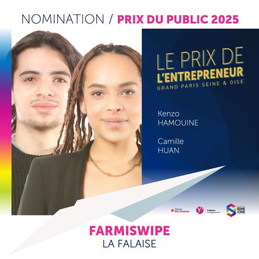 FARMISWIPE- Prix de l'entrepreneur - Nomination prix du public