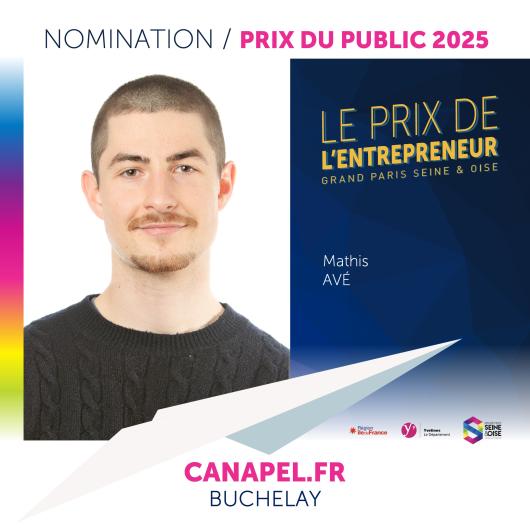 CANAPEL- prix de l'entrepreneur- nomination prix du public