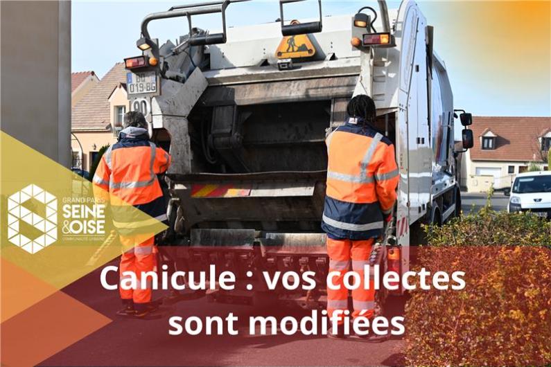 Canicule : adaptation de la collecte des déchets