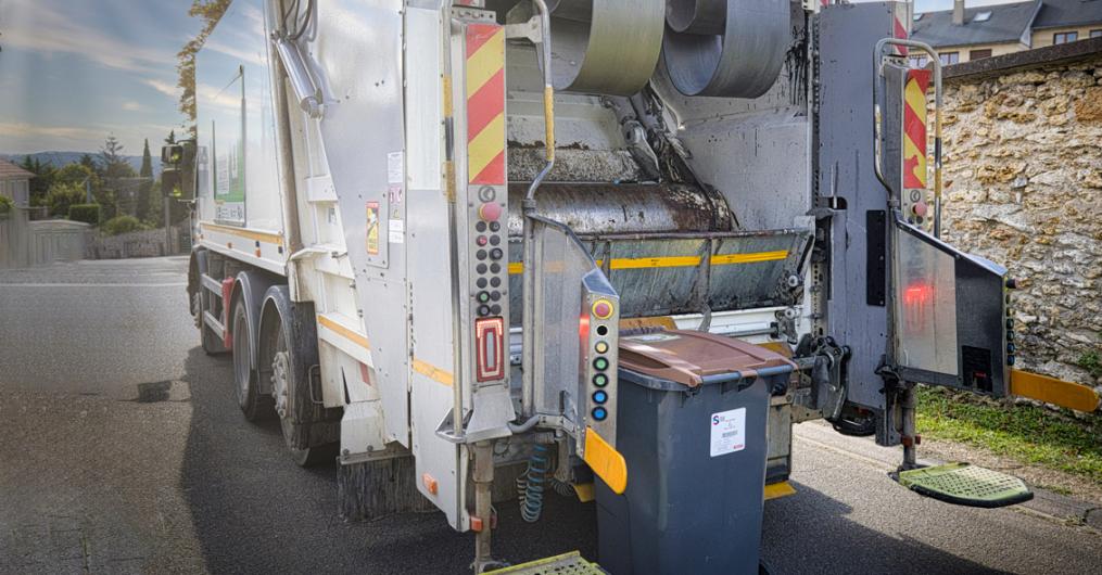 camion de collecte de déchets