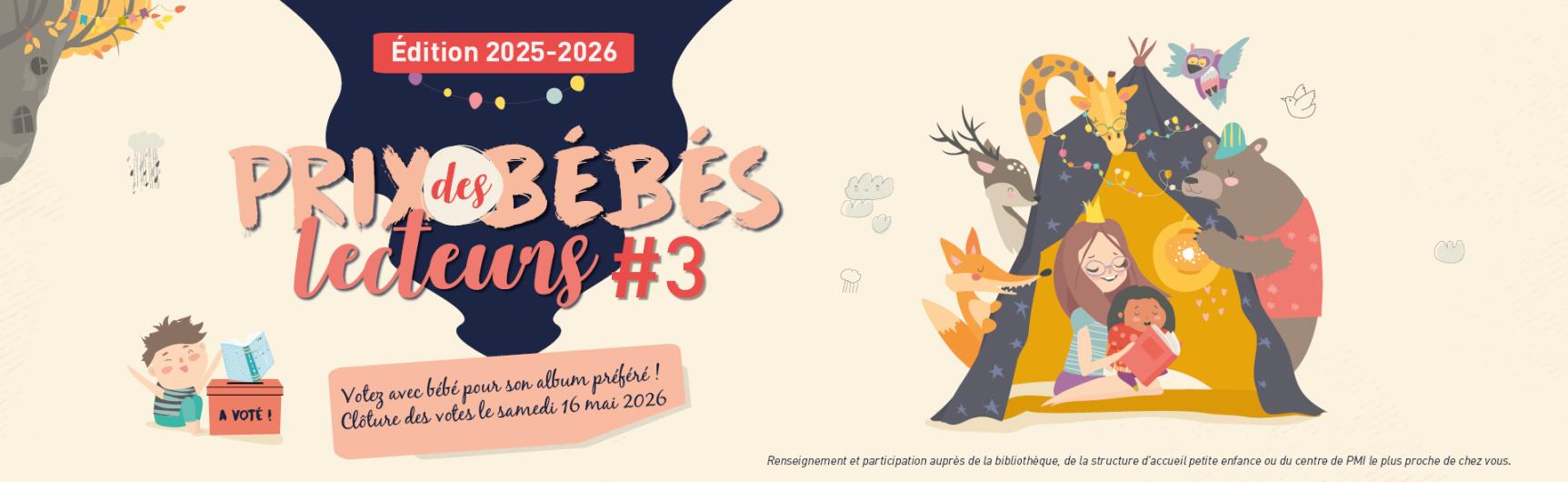Prix des Bébés lecteurs #3 2025-2026