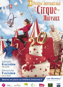affiche 20e Festival International du Cirque des Mureaux