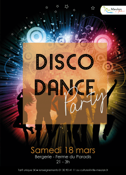 Affiche Disco Dance Party