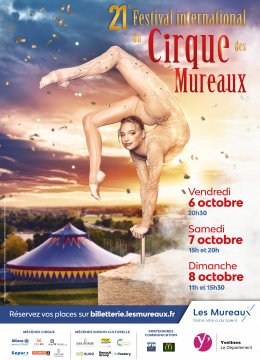 affiche 21e Festival International du Cirque des Mureaux