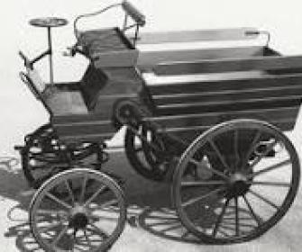 Photo d'une vieille automobile