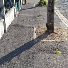 Etat des trottoirs avant travaux